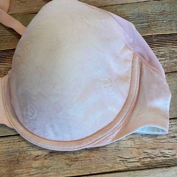 Bali Pink One U Side Smoothing Foam Underwire Bra #6548 Size 36DD - Picture 3 of 11